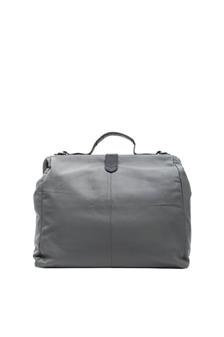 Bandolera de piel - Gris