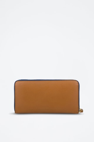 Cartera de piel Chiara - Camel