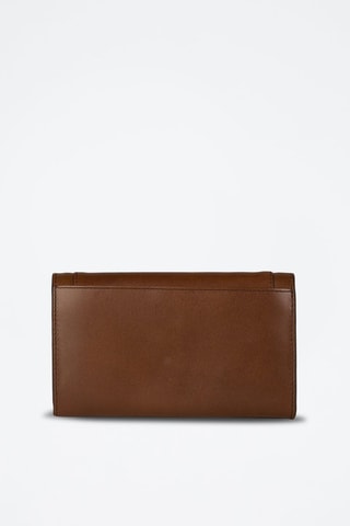 Cartera de piel - Marrón