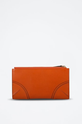 Cartera de piel Matilde - Naranja