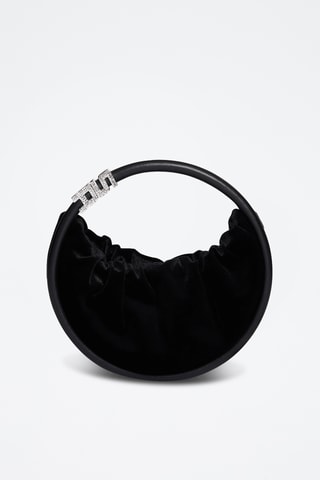 Sac à main en velours - Noir