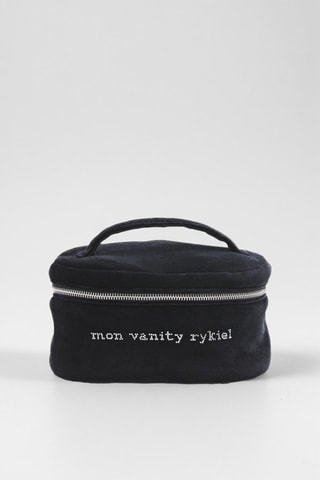 Vanity en velours - Noir