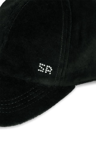 Casquette en velours - Vert foncé