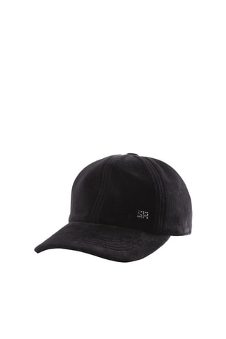 Casquette en velours - Noir