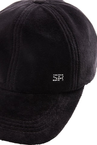 Casquette en velours - Noir