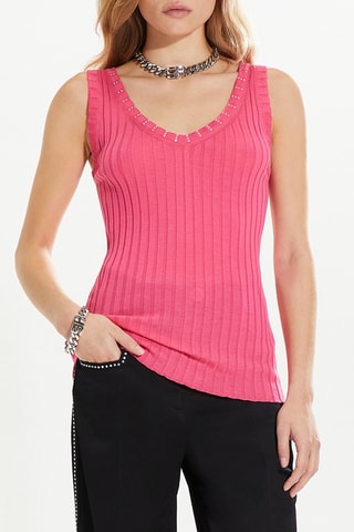 Débardeur en laine - Rose