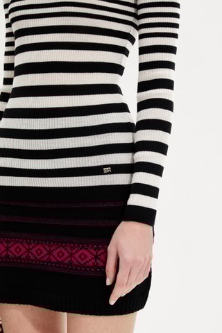 Pull en laine - Noir et blanc