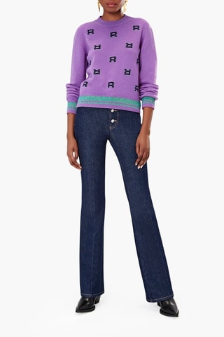 Pull en laine - Violet