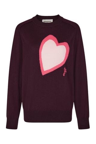 Pull en mérinos - Violet