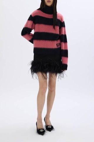 Pull en laine et mohair - Noir