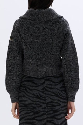 Pull en laine -Gris foncé chiné