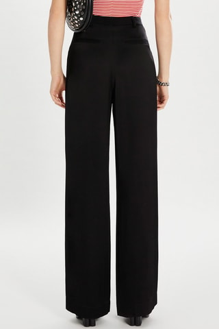 Pantalon droit taille haute - Noir