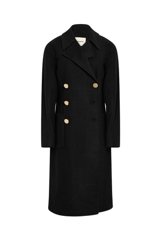 Manteau en laine - Noir