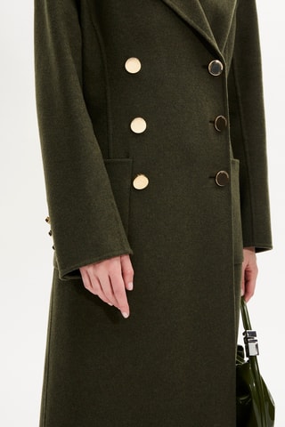 Manteau en laine - Kaki