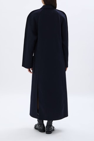 Manteau en laine - Bleu marine