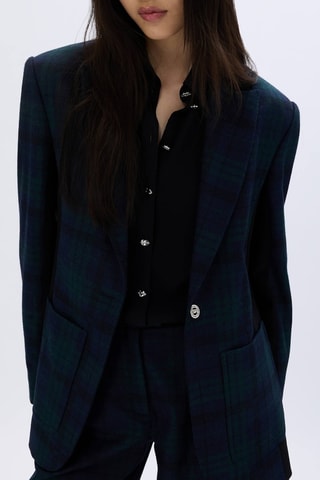 Veste en laine - Bleu marine