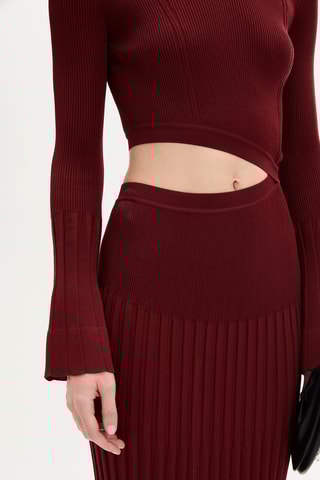 Robe pull - Bordeaux