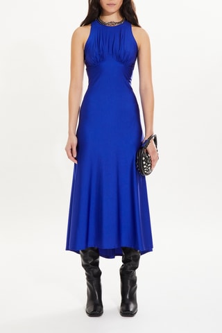 Robe midi - Bleu roi