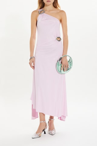 Robe asymétrique - Rose