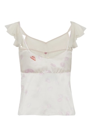 Caraco - Ecru et rose