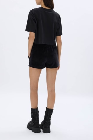 T-shirt cropped - Noir