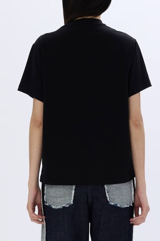 T-shirt en coton biologique -Noir