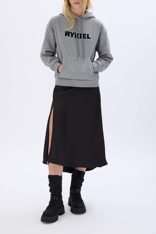 Sweat en coton biologique -Gris clair chiné