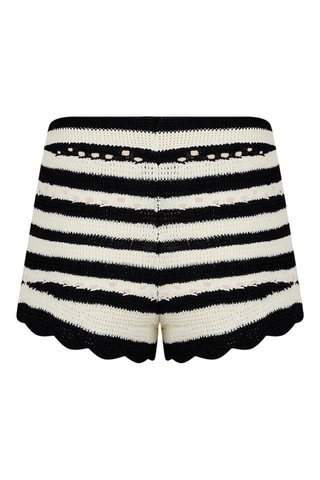 Short - Noir et écru