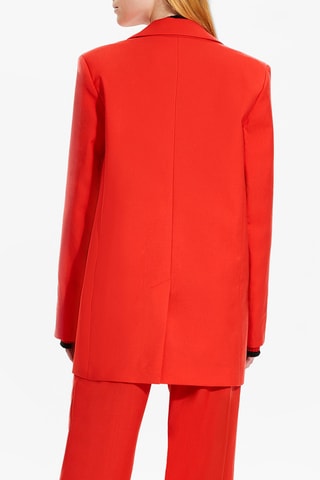 Blazer oversize en laine - Corail