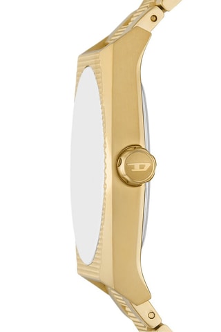 Relógio de quartzo em aço inoxidável - Dourado