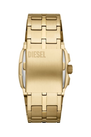 Relógio de quartzo em aço - Cronógrafo - Dourado