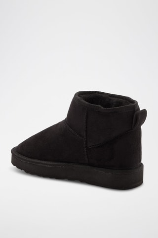 Botines forrados - Negro