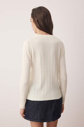 Jersey regular fit - Blanco