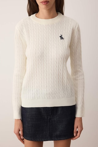 Jersey regular fit - Blanco