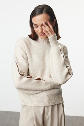 Jersey regular fit - Beige