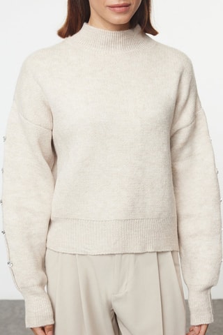 Jersey regular fit - Beige