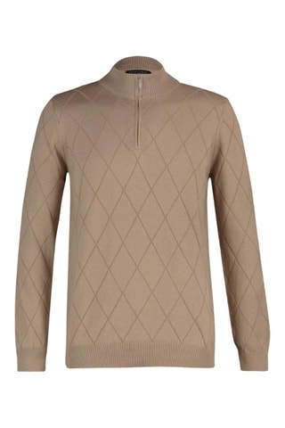 Jersey regular fit - Camel