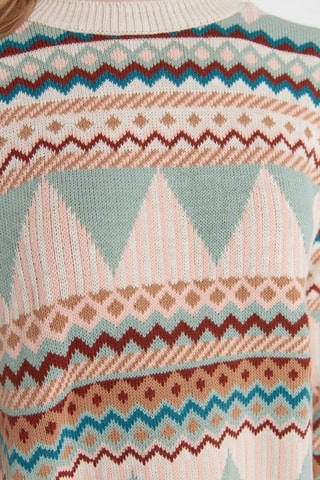 Jersey - Verde y beige