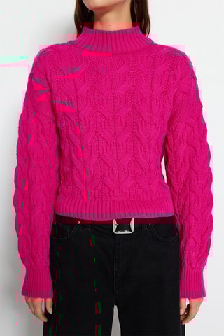 Jersey regular fit - Fucsia