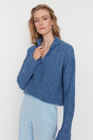 Jersey - Azul cobalto jaspeado