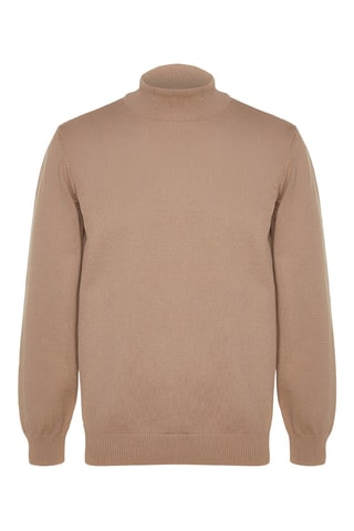 Jersey regular fit - Camel