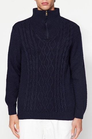 Jersey regular fit - Azul marino