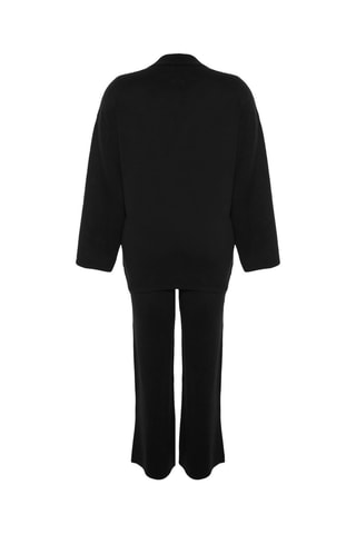 Jersey y pantalón relaxed - Negro