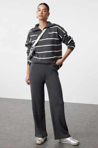 Jersey y pantalón - Antracita y blanco