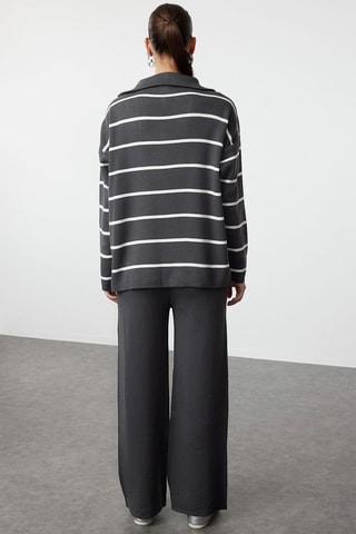 Jersey y pantalón - Antracita y blanco