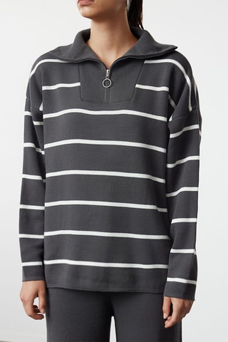 Jersey y pantalón - Antracita y blanco