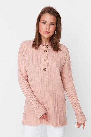 Jersey oversize - Rosa empolvado