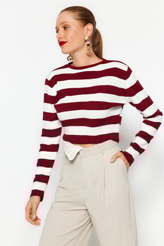 Jersey - Burdeos y blanco