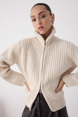 Cárdigan oversize - Beige