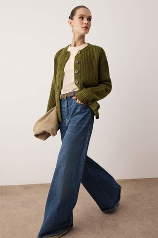 Cárdigan regular fit - Caqui